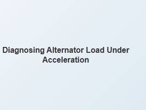 Testing Alternator Voltage Under Acceleration