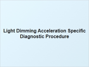 Understanding Light Dimming During Acceleration